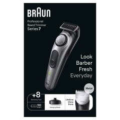 "Braun BeardTrimmer 7 BT 7420 - Premium Battery-Powered Precision for Perfect Beards (40mm)"